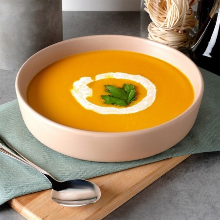 Sügav keraamiline õhtusöögitaldrik beež SO... | FreshDesign.ee