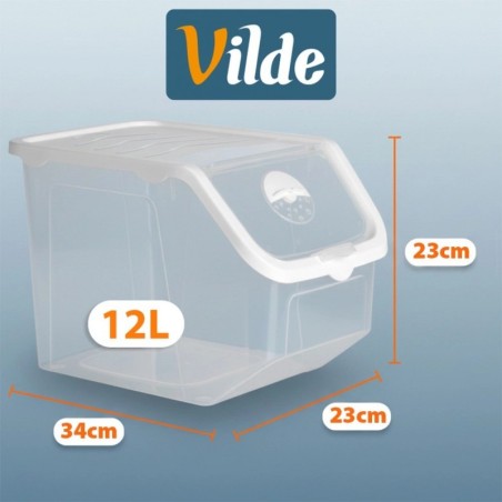 Köögivilja- ja puuviljamahuti kaanega, läb... | FreshDesign.ee