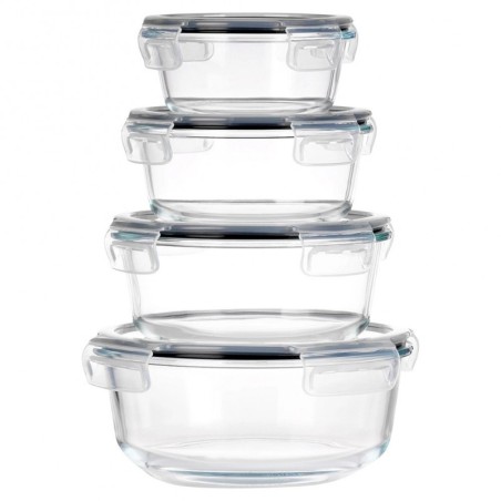 Ümmargused klaasist toidunõud kaane ja tih... | FreshDesign.ee