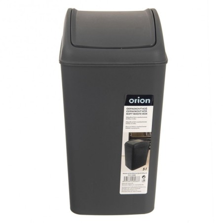 Plastikust prügikast hall 5 l | FreshDesign.ee