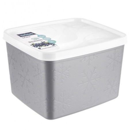 Toidunõu kaanega hall 1, 1 liitrit | FreshDesign.ee