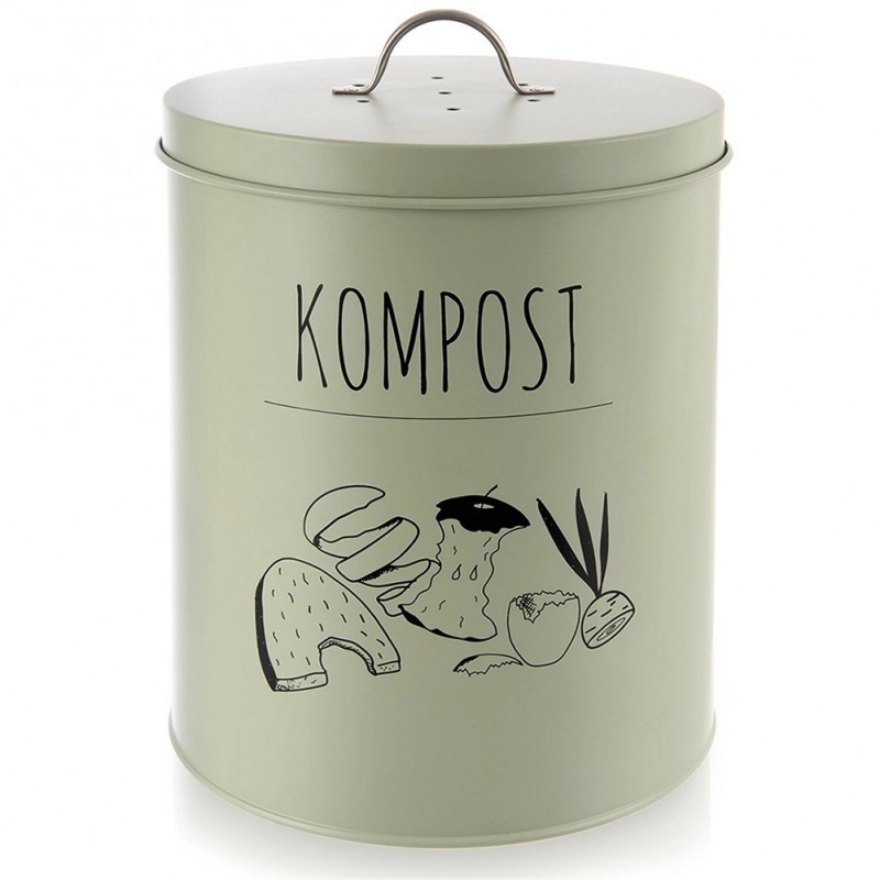 Köögikomposter süsinikfiltriga, metall, ro... | FreshDesign.ee