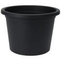 Plastikust aiapott must ümmargune 34 cm | FreshDesign.ee
