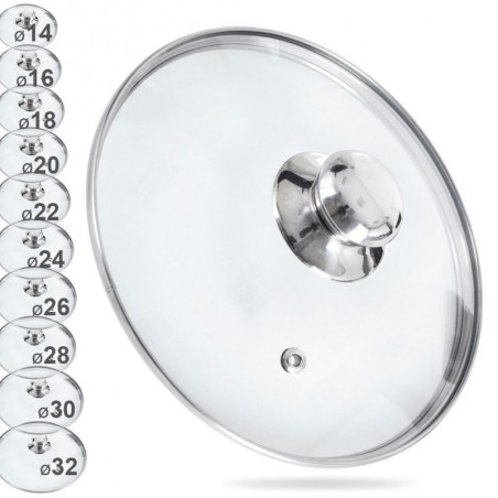 Klaasist kaas 24 cm | FreshDesign.ee