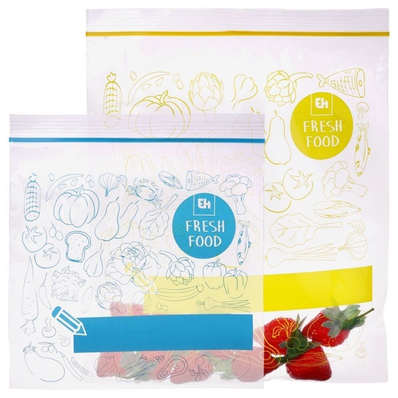 Toidu lukuga kotid 20x1,2 l + 20x2,5 l 40 tk. | FreshDesign.ee