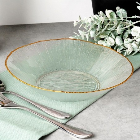 Salatikauss klaaskuldne 20,5 cm, 500 ml | FreshDesign.ee