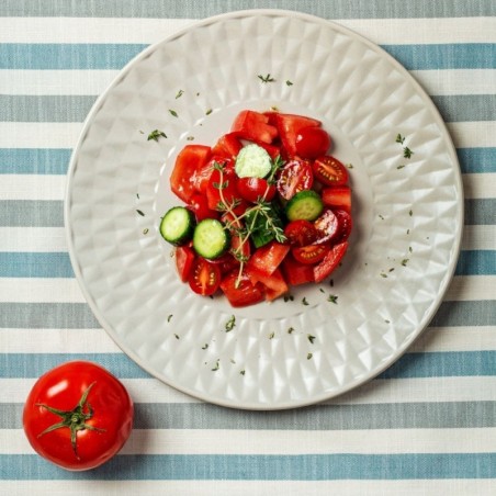 Õhtusöögitaldrik keraamiline hall SOHO 27 cm