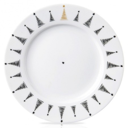 Portselanist magustoidutaldrik JÕULUKUU 20 cm | FreshDesign.ee