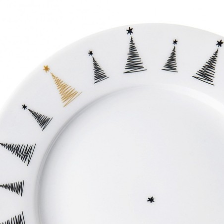 Portselanist magustoidutaldrik JÕULUKUU 20 cm | FreshDesign.ee