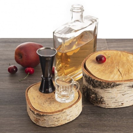 Kahepoolne teras mõõtetops MUST 20/40 ml