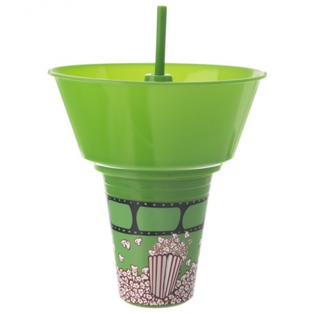 Popkorni tass kausiga roheline 500 ml | FreshDesign.ee