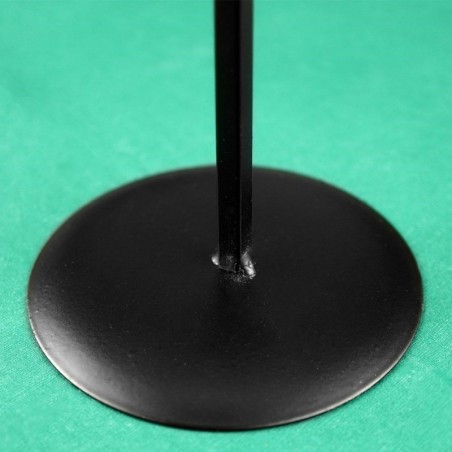 Must metallist küünlajalg 28 cm | FreshDesign.ee