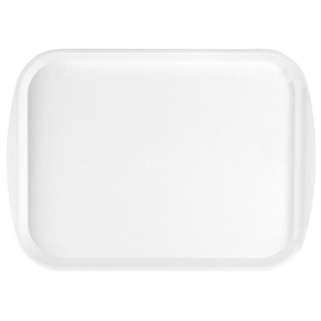 Plastikust serveerimisalus valge 43,5x31,5 cm | FreshDesign.ee