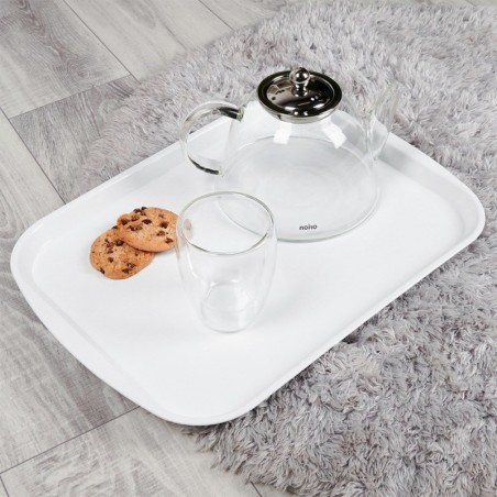 Plastikust serveerimisalus valge 43,5x31,5 cm | FreshDesign.ee