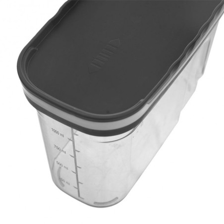 Dosaatoriga konteiner, hall, 1,25 l | FreshDesign.ee