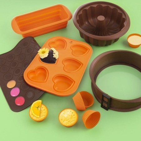 Silikoonist muffinivormid oranžid 5,5 cm 6 tk. | FreshDesign.ee