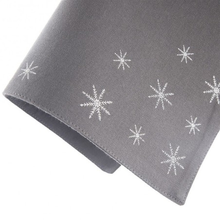 Puuvillane lauamatt Jõuluhall FLAKE 33,5x26 cm | FreshDesign.ee