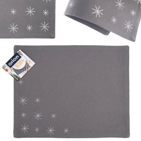 Puuvillane lauamatt Jõuluhall FLAKE 33,5x26 cm | FreshDesign.ee