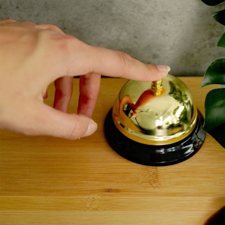 Kuldne lauakell 8,5x6 cm | FreshDesign.ee