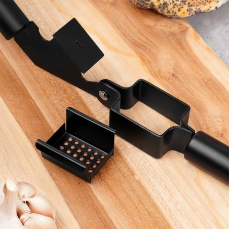 Küüslaugupress, teras, must, 19 cm | FreshDesign.ee