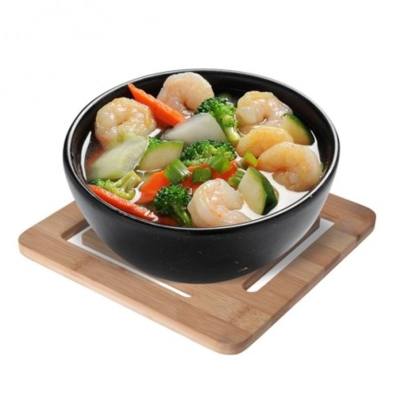 Bambusest kuumaalus 20x20 cm