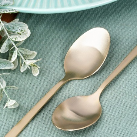 Kuldsed terasest teelusikad 4 tk. | FreshDesign.ee