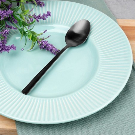 Mustast terasest teelusikad 4 tk. | FreshDesign.ee