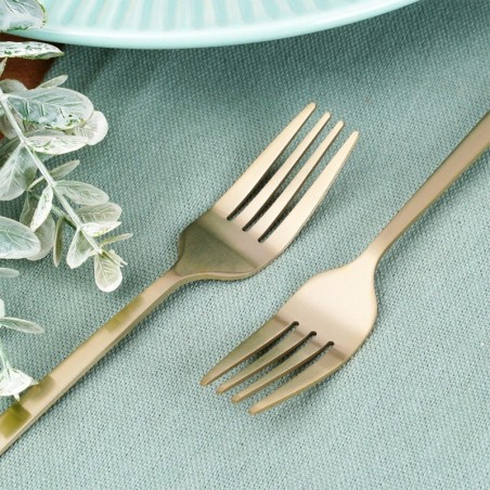 Terasest magustoidukahvlid, kuld, 4 tk. | FreshDesign.ee