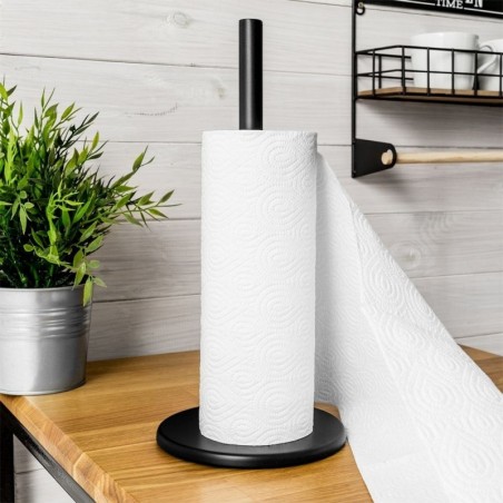 Köögipaberi hoidik metallist must 33 cm | FreshDesign.ee