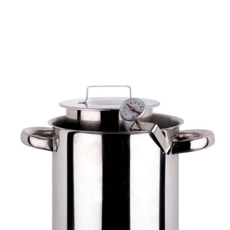 Terasest köögitermomeeter koos sondiga klambriga 14 cm