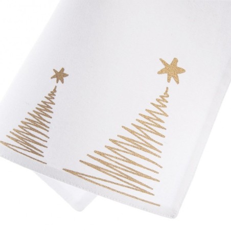 Puuvillane lauamatt Jõulu valge 33,5x26 cm | FreshDesign.ee