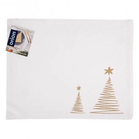 Puuvillane lauamatt Jõulu valge 33,5x26 cm | FreshDesign.ee