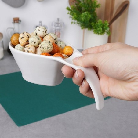 Suupistekauss, valge portselan, 190 ml