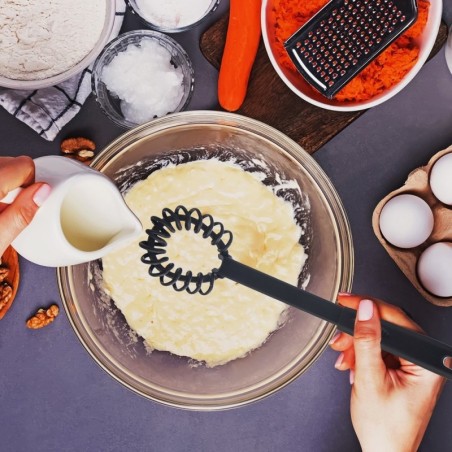 Spiraalvispel must BLACKLINE 28 cm