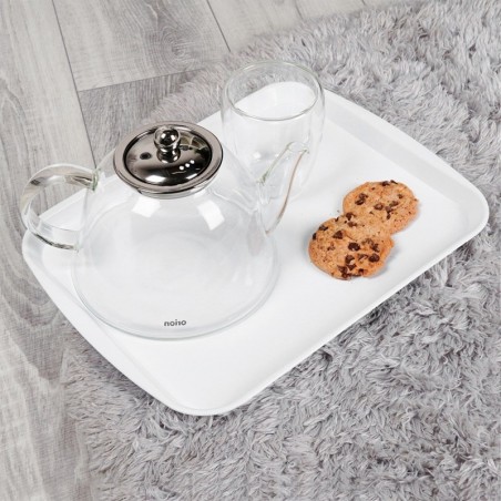 Plastikust serveerimisalus valge 35,5x27 cm | FreshDesign.ee