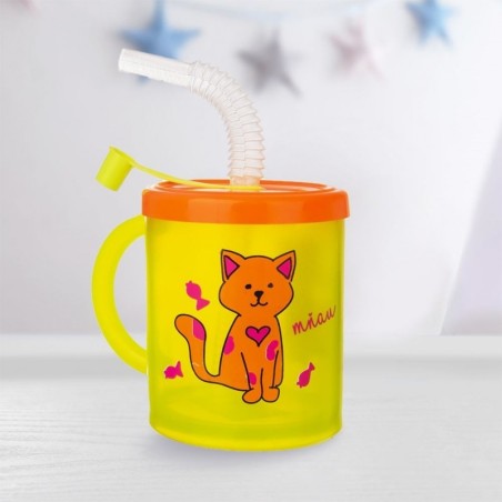 Lastetass kõrrega kassiga 260 ml