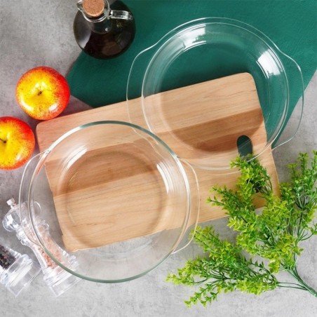 Kuumakindel klaasnõu kaanega 2 liitrit +750 ml | FreshDesign.ee