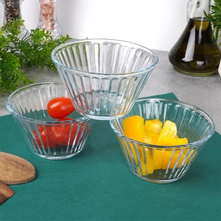 Klaaskausid 11,5cm, 270 ml 3 tk.