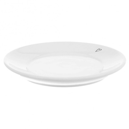 Väike keraamiline taldrik valge SÜDA 12 cm | FreshDesign.ee