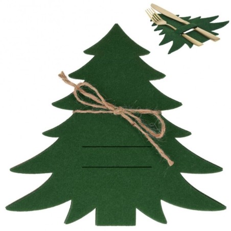 Söögiriistade kate roheline jõulupuu 4 tk. | FreshDesign.ee