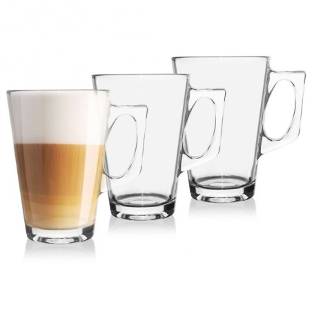 Coffee latte klaasid 240 ml 3 tk. | FreshDesign.ee