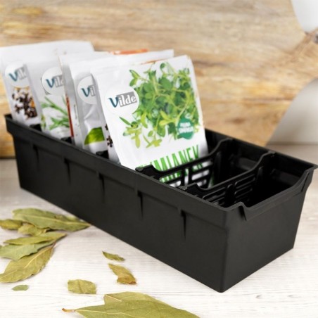 Vürtside korraldaja konteiner must 30x13x8 cm | FreshDesign.ee