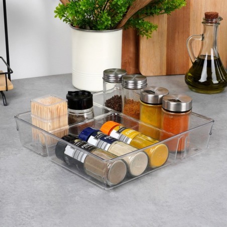 Sahtlite organiseerija lahtritega 23x23x5,5 cm