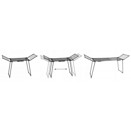 Riidekuivatusrest, seisev, pikendatav, rõd... | FreshDesign.ee