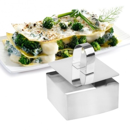 Toidu kujundamise rõngas, terasest ruut | FreshDesign.ee