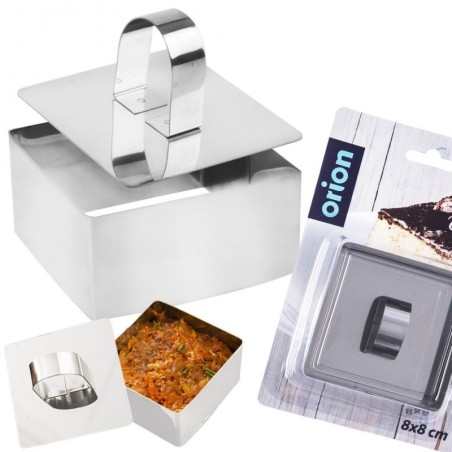 Toidu kujundamise rõngas, terasest ruut | FreshDesign.ee