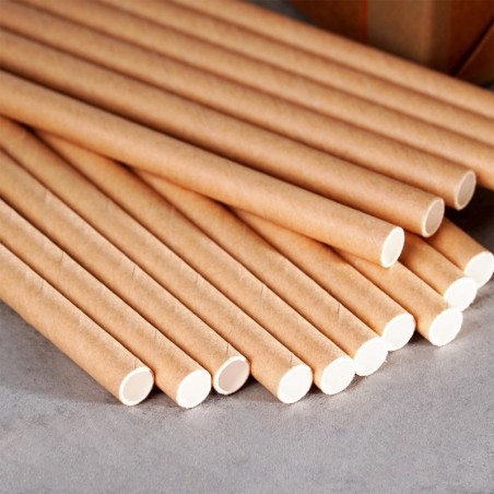 Ühekordsed paberist joogikõrred 19,5 cm 100 tk. | FreshDesign.ee