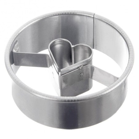 Küpsiselõikur piparkoogivorm ring süda 4,5 cm | FreshDesign.ee
