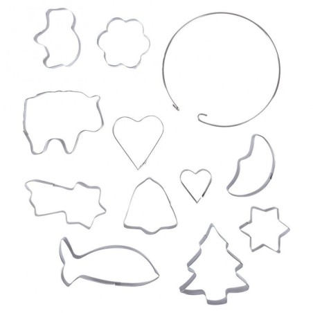 Jõulud alumiiniumist piparkoogivormid 10 tk. | FreshDesign.ee