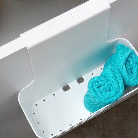 Uksekorv plastikust valge 23,5x10x24 cm | FreshDesign.ee